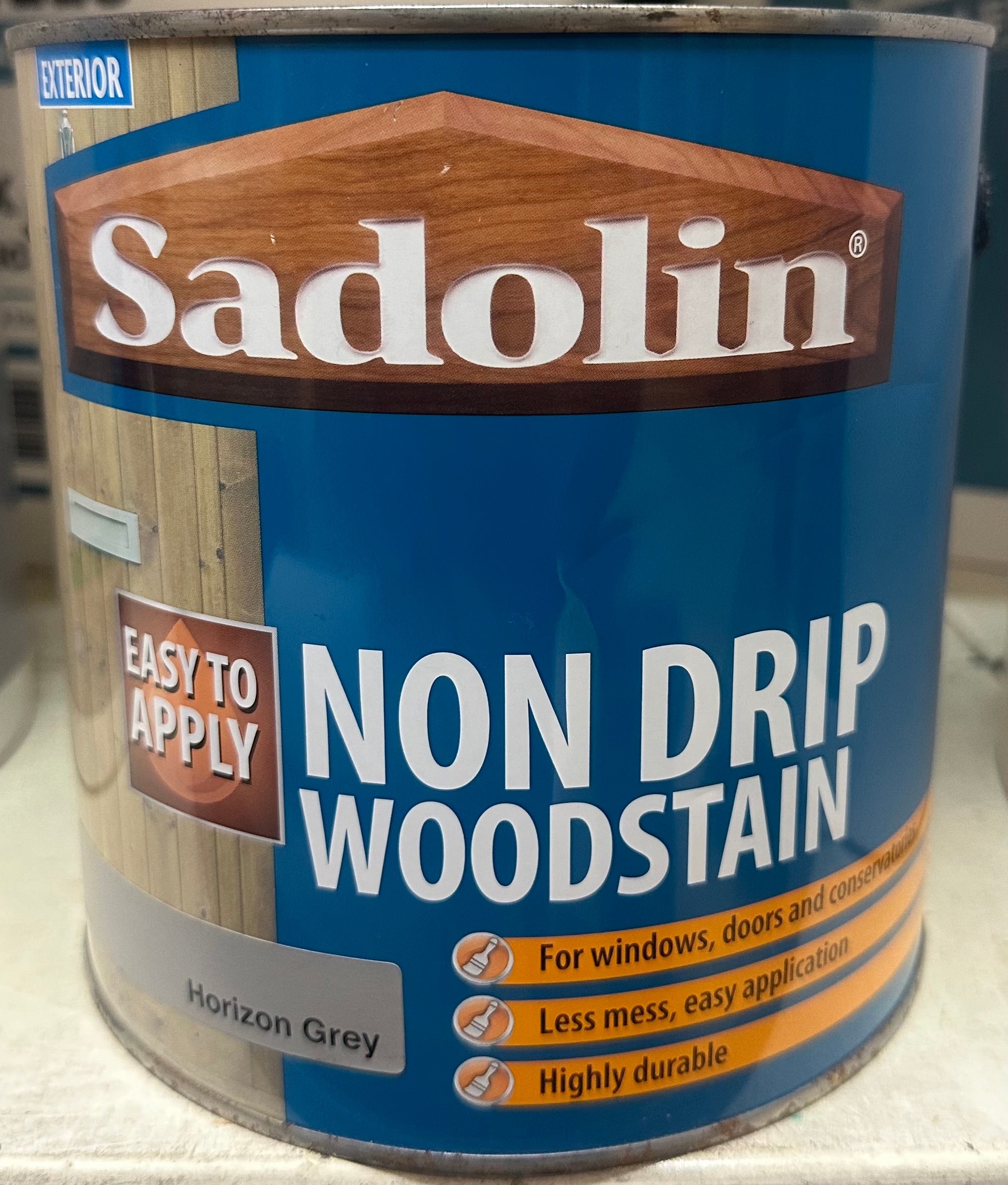 Sadolin Non Drip Woodstain Horizon Grey 2.5L Sadolin Non Drip Woodstain Horizon Grey 2.5L